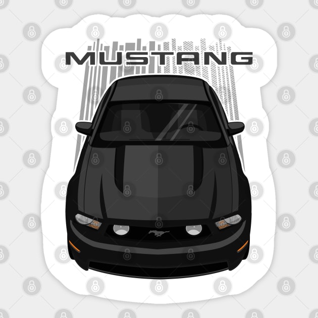 Mustang GT 2010-2012 - Black Sticker by V8social